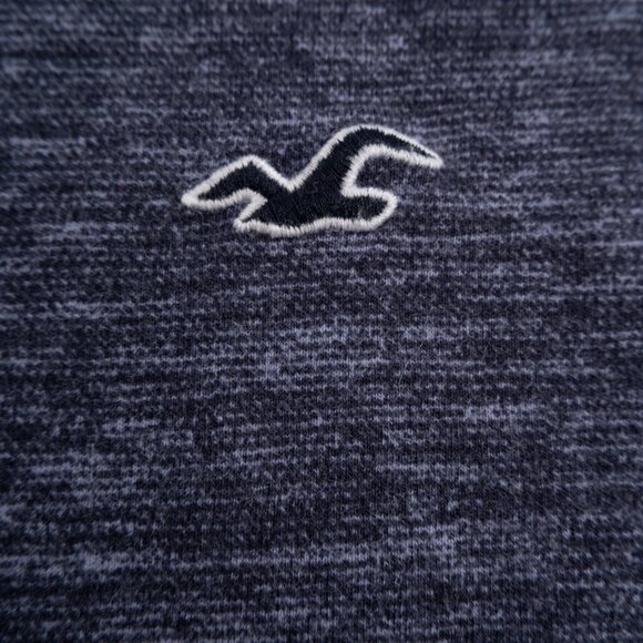 Hollister Must Have Collection heathered navy blue t-shirt size	M - Picture 4 of 10